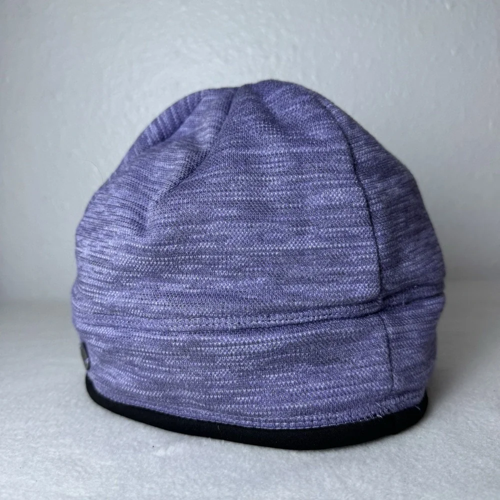 Frostbite Purple Beanie Stocking Cap Hat Lined Winter Outdoor Lavender